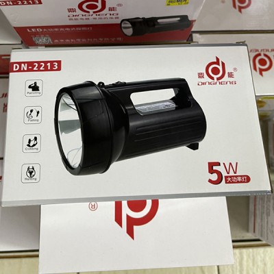 DINGNENG DN-2213 5W LED Rechargeable Long Distance Searchlight Emergency Light